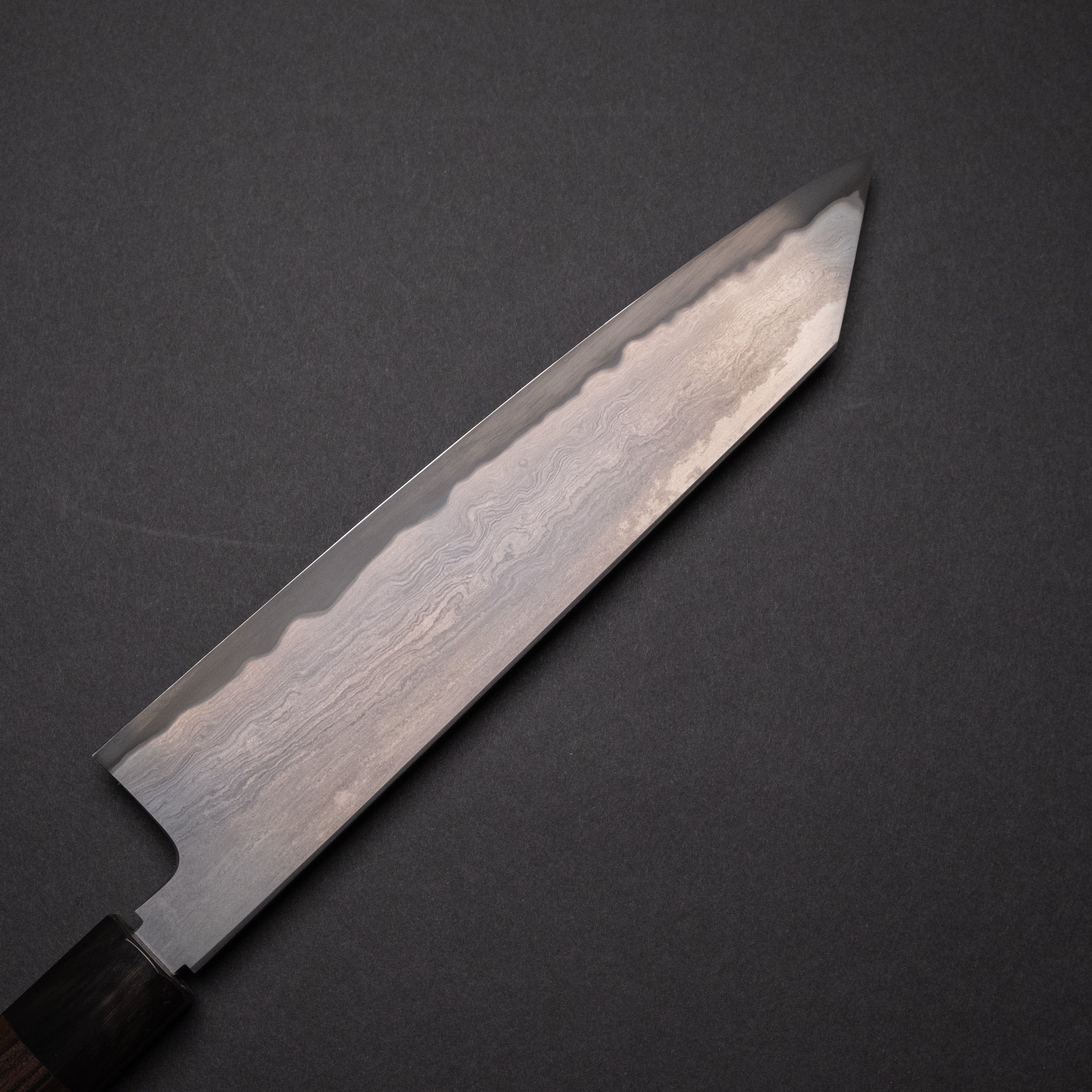 Premium Tetsujin Blue #2 Steel Kiritsuke Gyuto Knife 240mm - Japanese Chef Knife with Taihei Makassar Ebony Handle - Perfect for Sushi, Sashimi & Precision Cutting