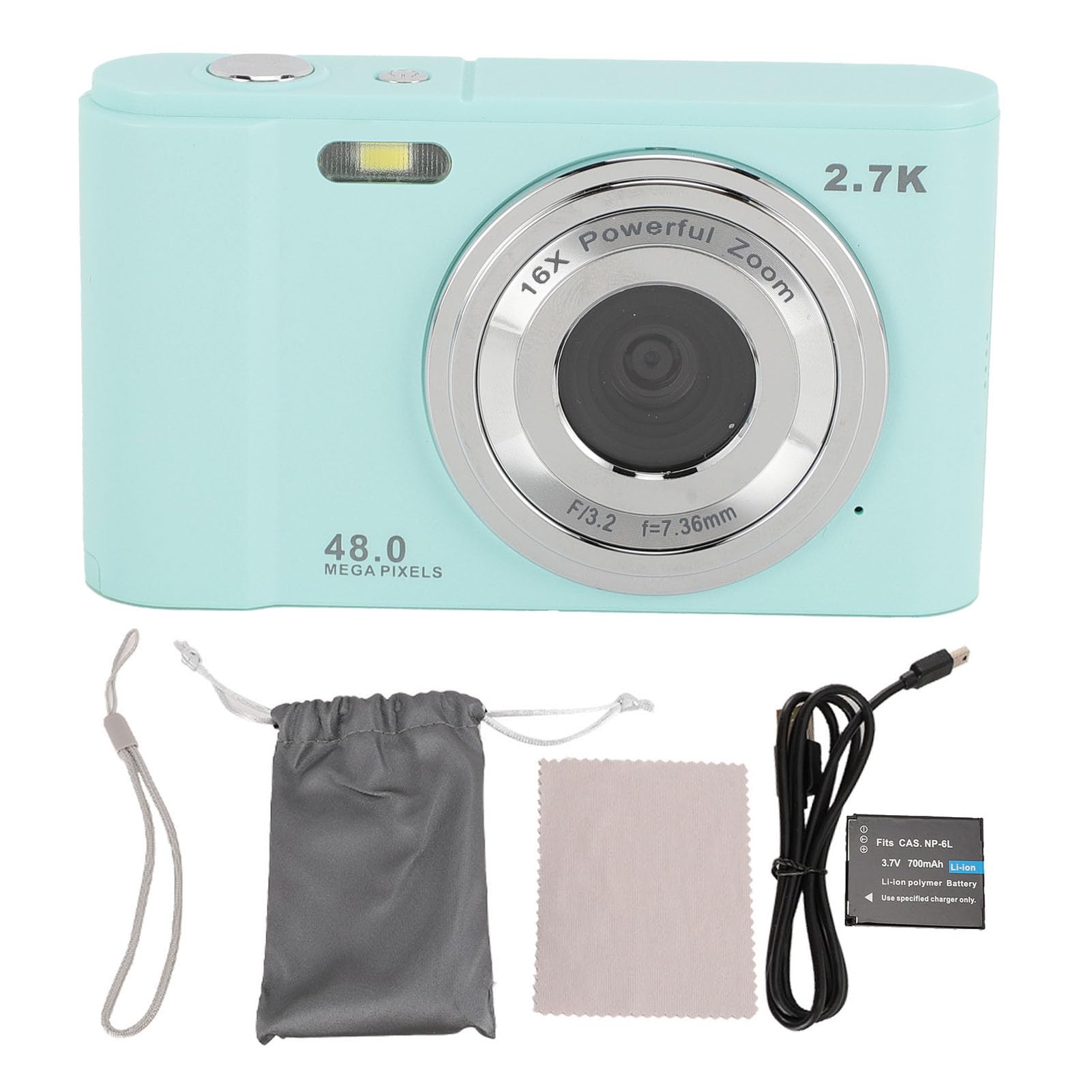 2.7K 48MP Kids Digital Camera with 2.88