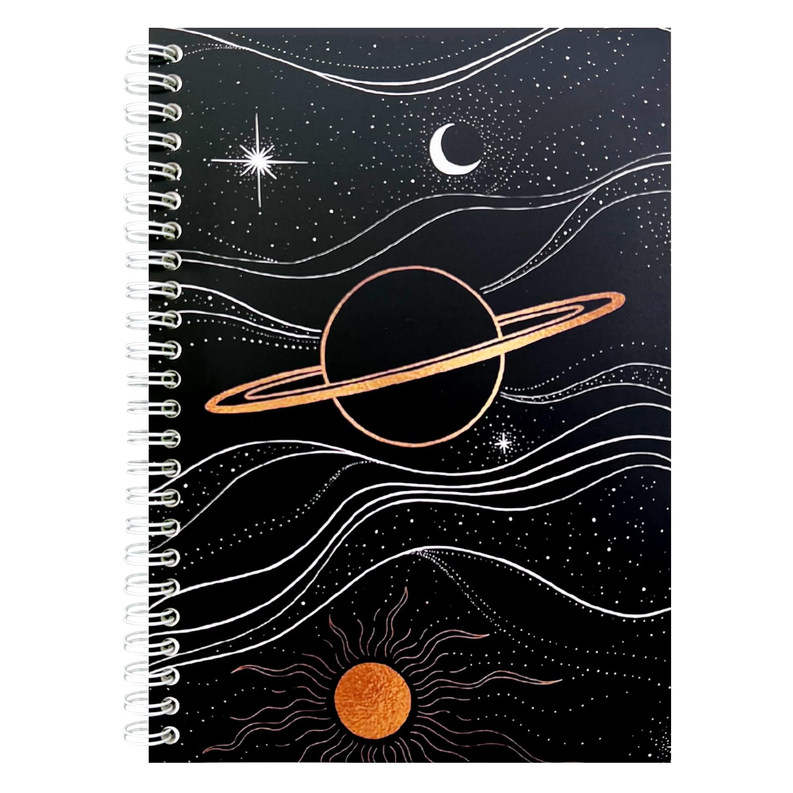 Reusable Sticker Book for Adults - A5 Size Sticker Storage Album with 37 Release Paper Sheets, Cute Planet Design - Perfect for Scrapbooking, Journaling, and Collecting Stickers