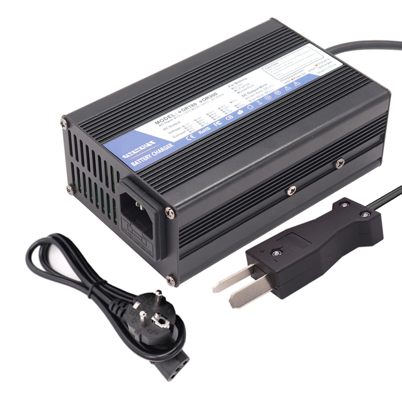 36V Golf Cart Battery Charger 18 AMP - Compatible with Club Car, EZGO & Yamaha - Fast Charging for Extended Play & Performance on the Course