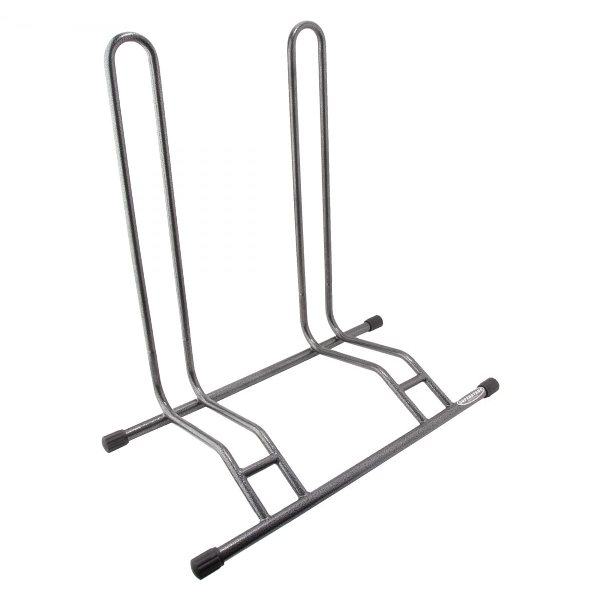 Super Stand Grey Bulk - No Packaging 2 Bike Rack - Heavy Duty Bicycle Storage Solution for Garage, Yard & Outdoor Use