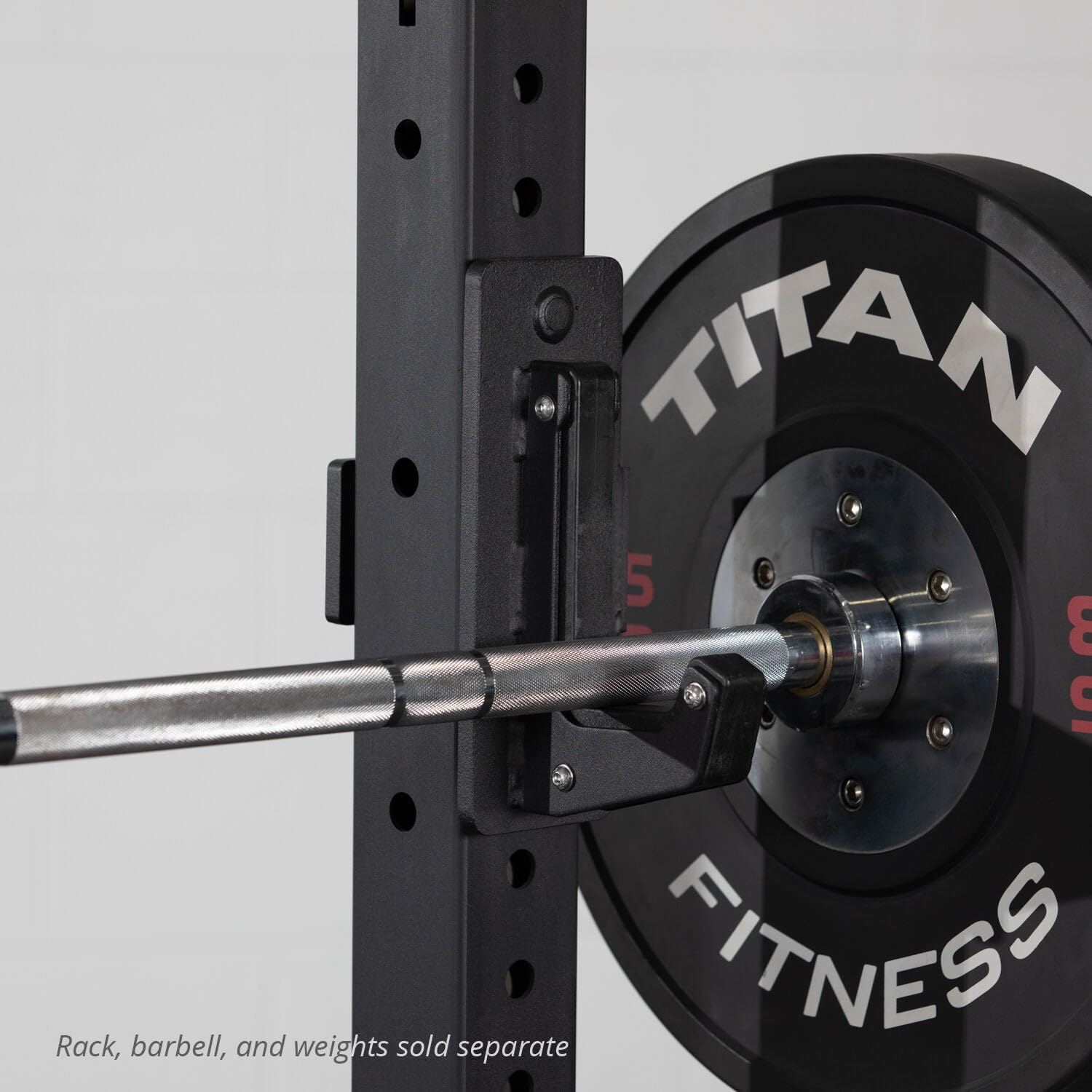 Titan Fitness X-3 Series Sandwich J-Hooks - Heavy Duty UHMW Plastic Rack Mount Accessories for Power Rack (1,100 LB Capacity) - Perfect for Weightlifting, CrossFit & Home Gym Workouts