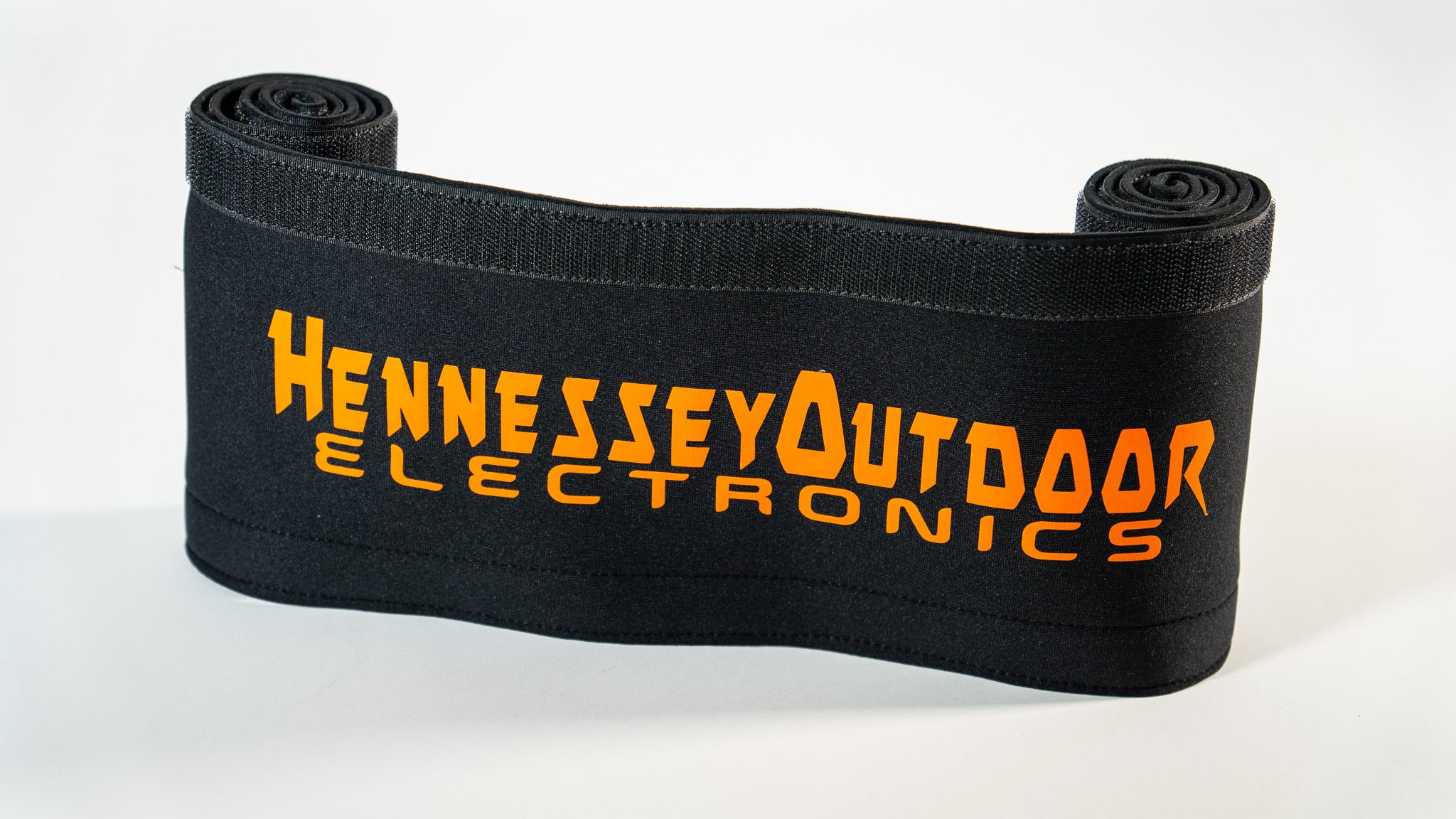 H.O.E TROLLING MOTOR SOCK BLACK W/ ORANGE LETTERING