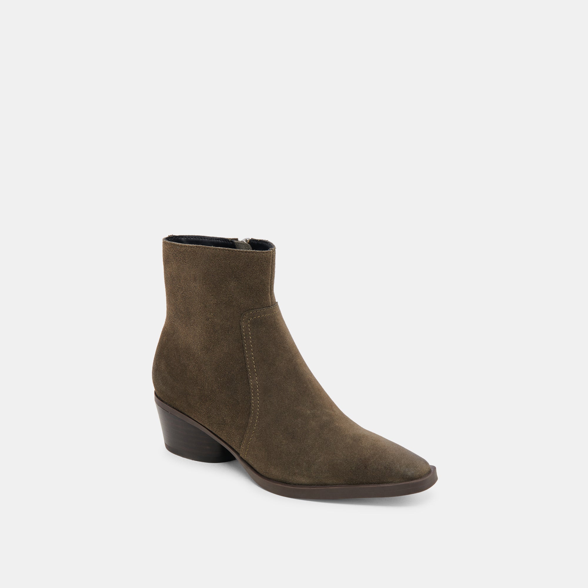 FAHARI H2O Waterproof Booties - Army Suede Ankle Boots for Women | Outdoor Hiking, Rainy Day & Casual Wear