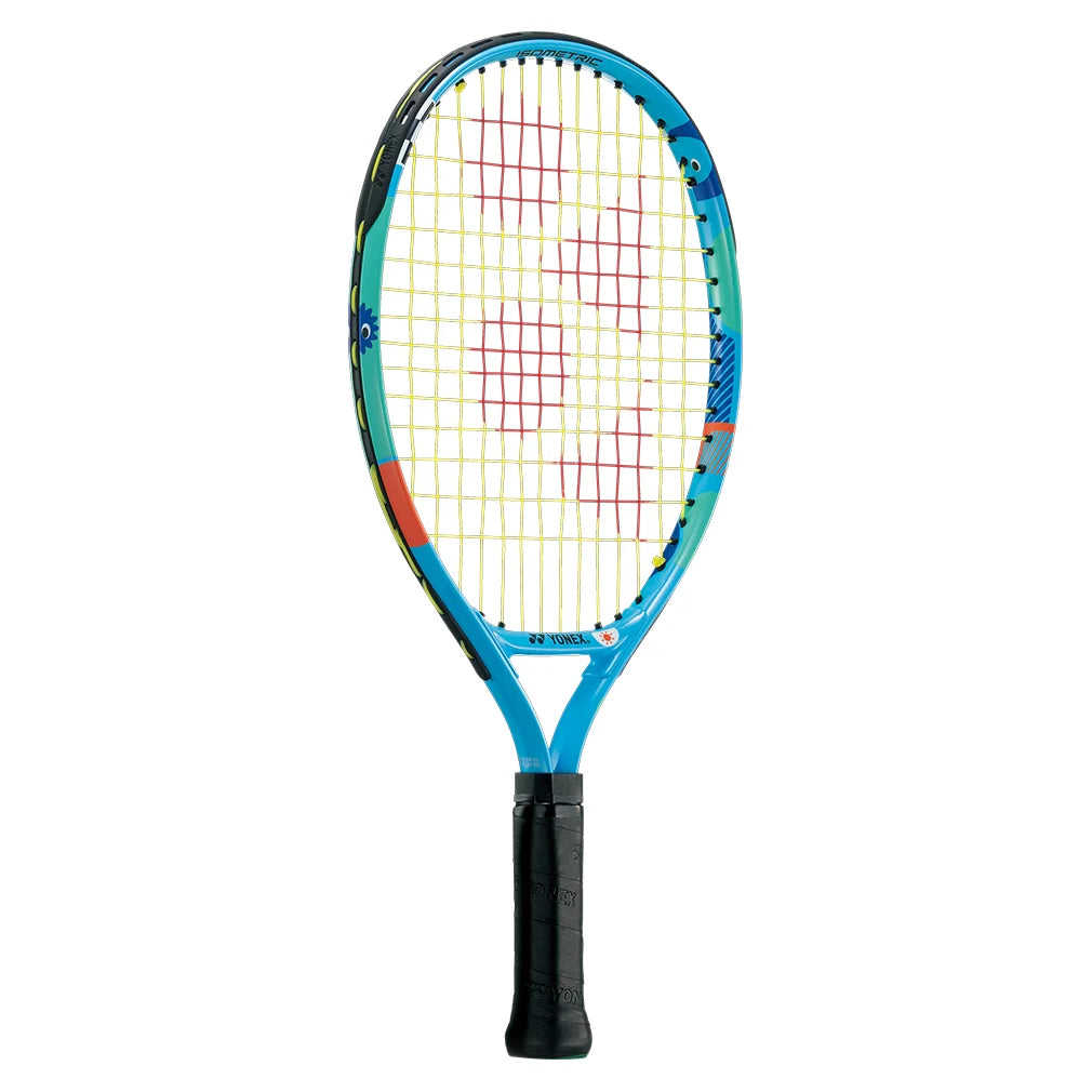 Junior 17 Prestrung Tennis Racquet for Kids & Teens - Lightweight Ocean Blue Racquet for Beginners | Perfect for Tennis Practice, Training & School Sports