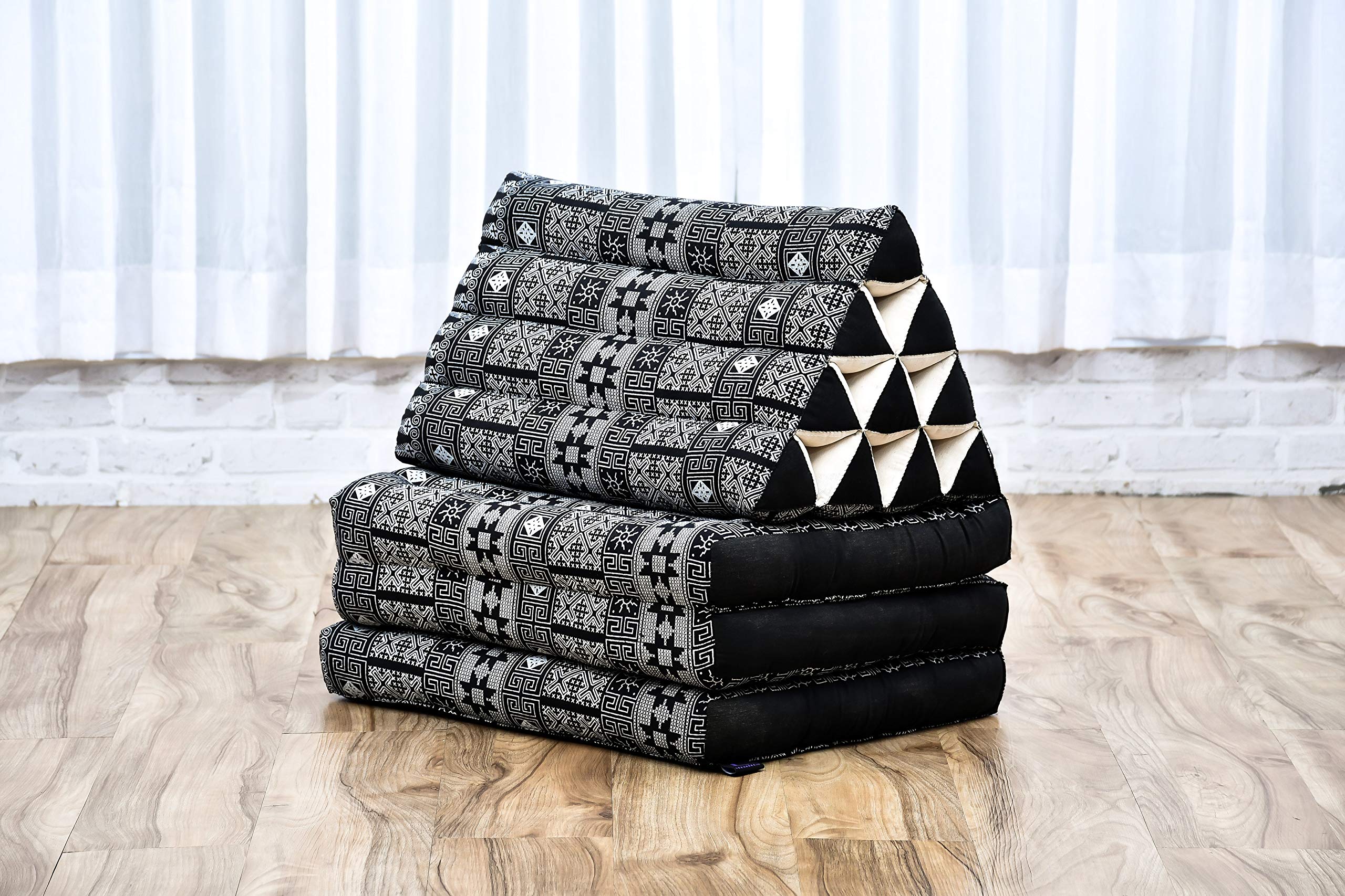 Leewadee Japanese Floor Mattress - Comfortable Thai Floor Bed with Triangle Cushion - 67
