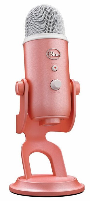 Blue Yeti USB Microphone - Premium Studio-Quality Recording for Podcasting, Streaming & Gaming (Pink Dawn) - Perfect for Home Studios, YouTube & Voiceovers