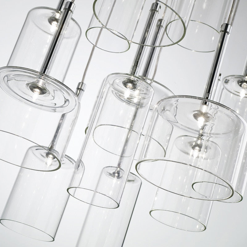 Stylish Glass Pendant Hanging Lights for Modern Home Decor - Perfect for Dining Room, Kitchen Island & Bedroom Lighting
