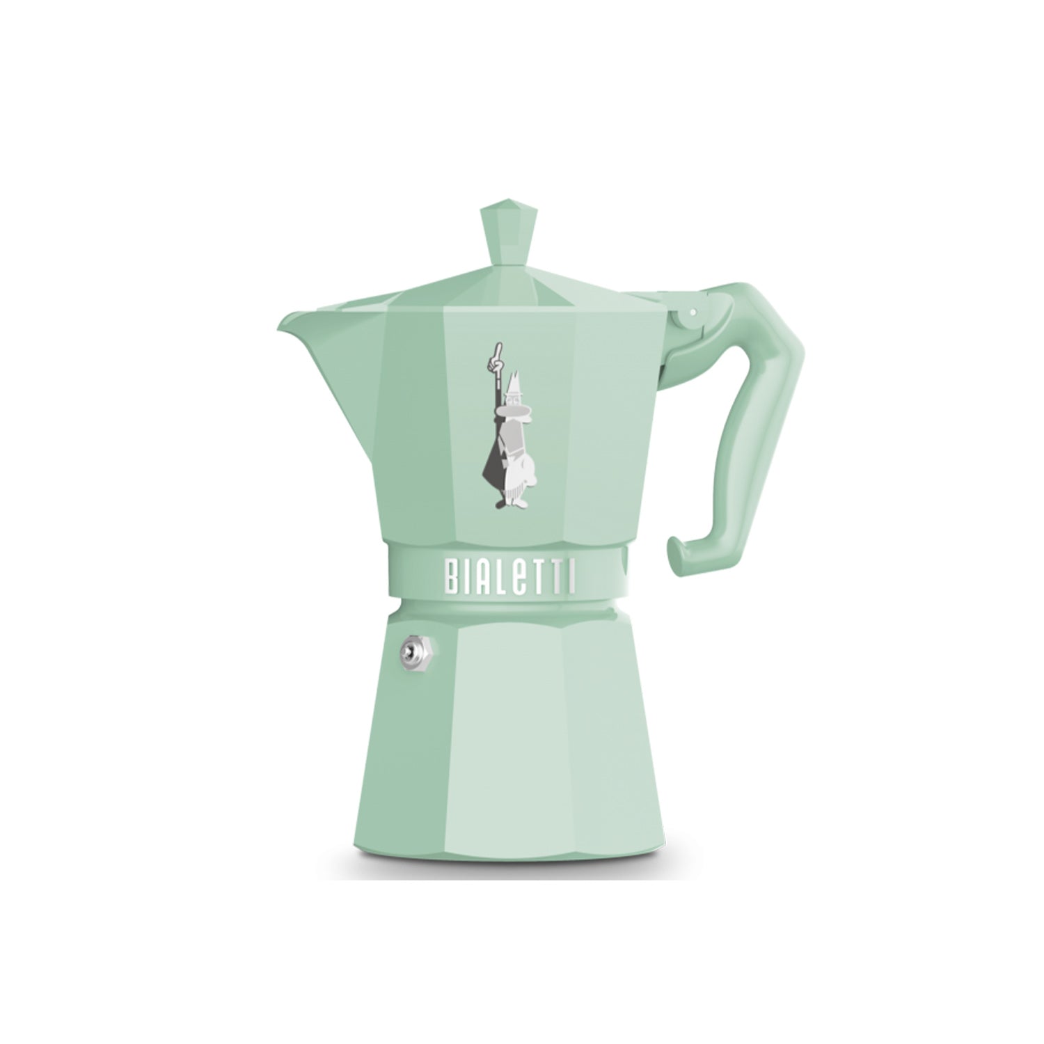 Bialetti Moka Exclusive 6 Cup Stovetop Espresso Maker - Classic Italian Coffee Pot for Home & Office Use, Perfect for Espresso Lovers (Green)