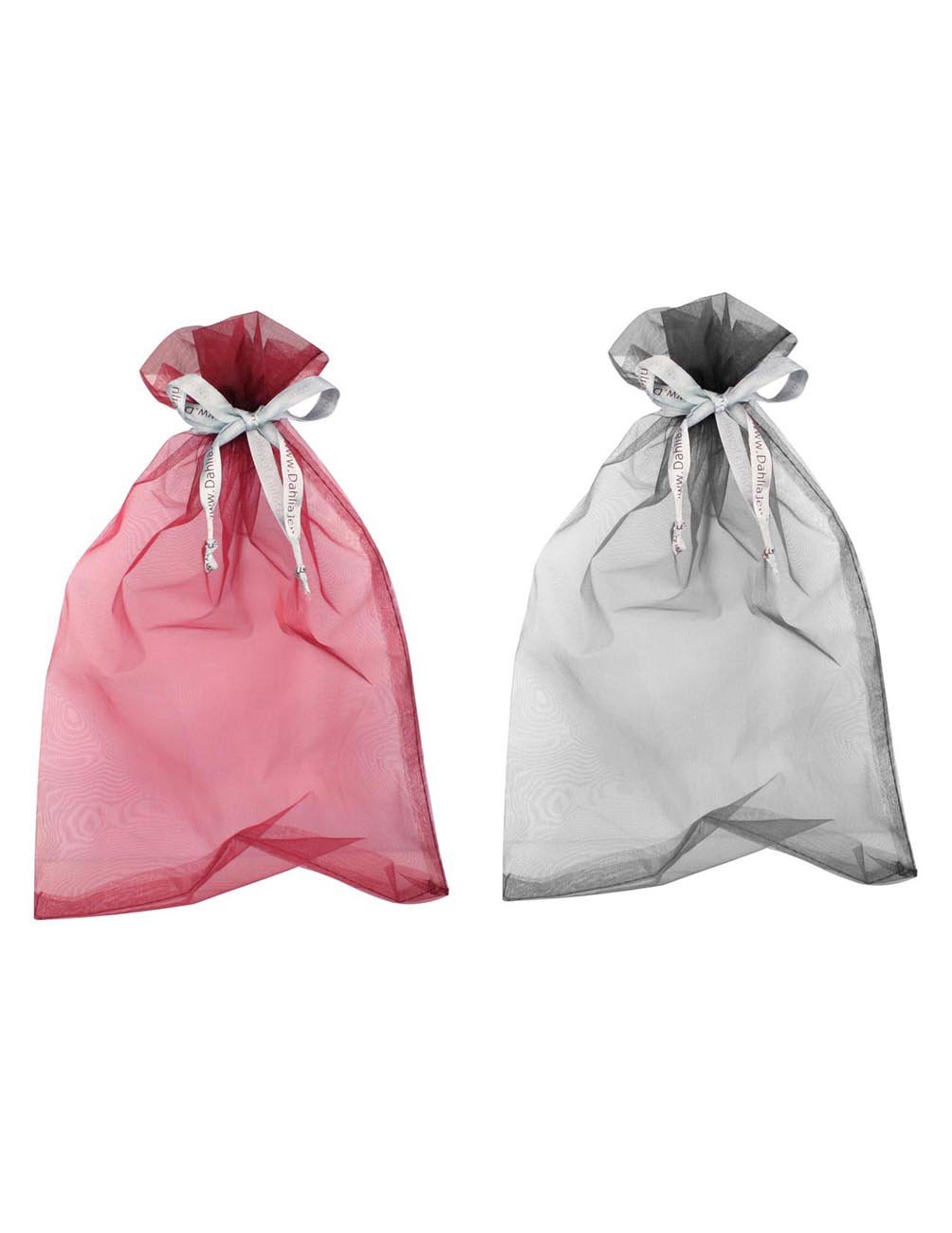 Elegant Dahlia Women's Long Sheer Silk Scarf - Abstract Rose Pattern in Gray | Perfect for Office, Evening Events & Gift Giving