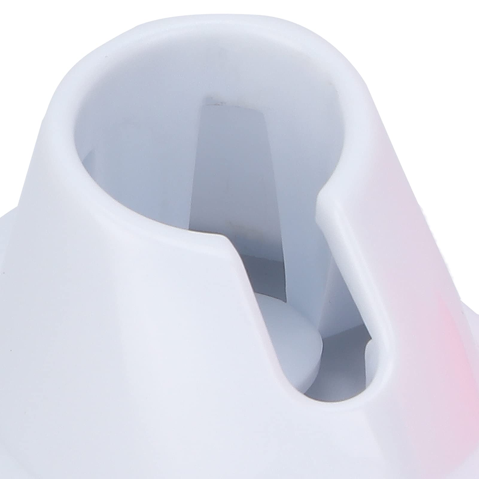 2pcs Soft Rubber Nail Polish Bottle Holder - Spill-proof Pink & White Nail Polish Stand for Home, Salon & School Use | Perfect for Nail Art, DIY Manicures & Professional Nail Technicians