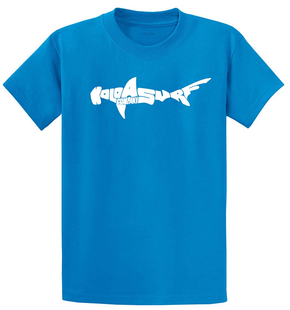 Joe's USA Koloa Surf Boys Short Sleeve Graphic T-Shirt - Youth Sizes XS to XL - Perfect for Beach, Surfing & Summer Activities