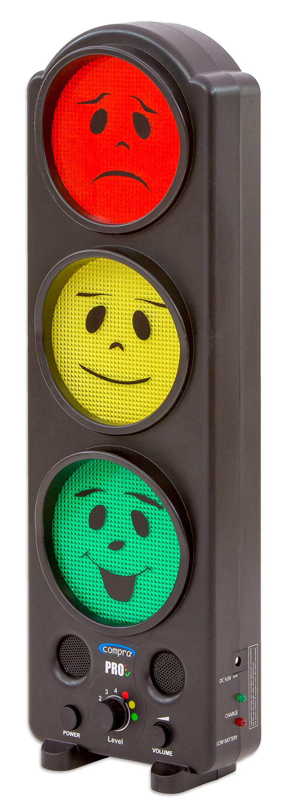 Educational Noise Traffic Light for Schools - Classroom & Cafeteria Sound Control with Visual & Acoustic Alerts - Perfect for Quiet Learning Environments and Group Activities