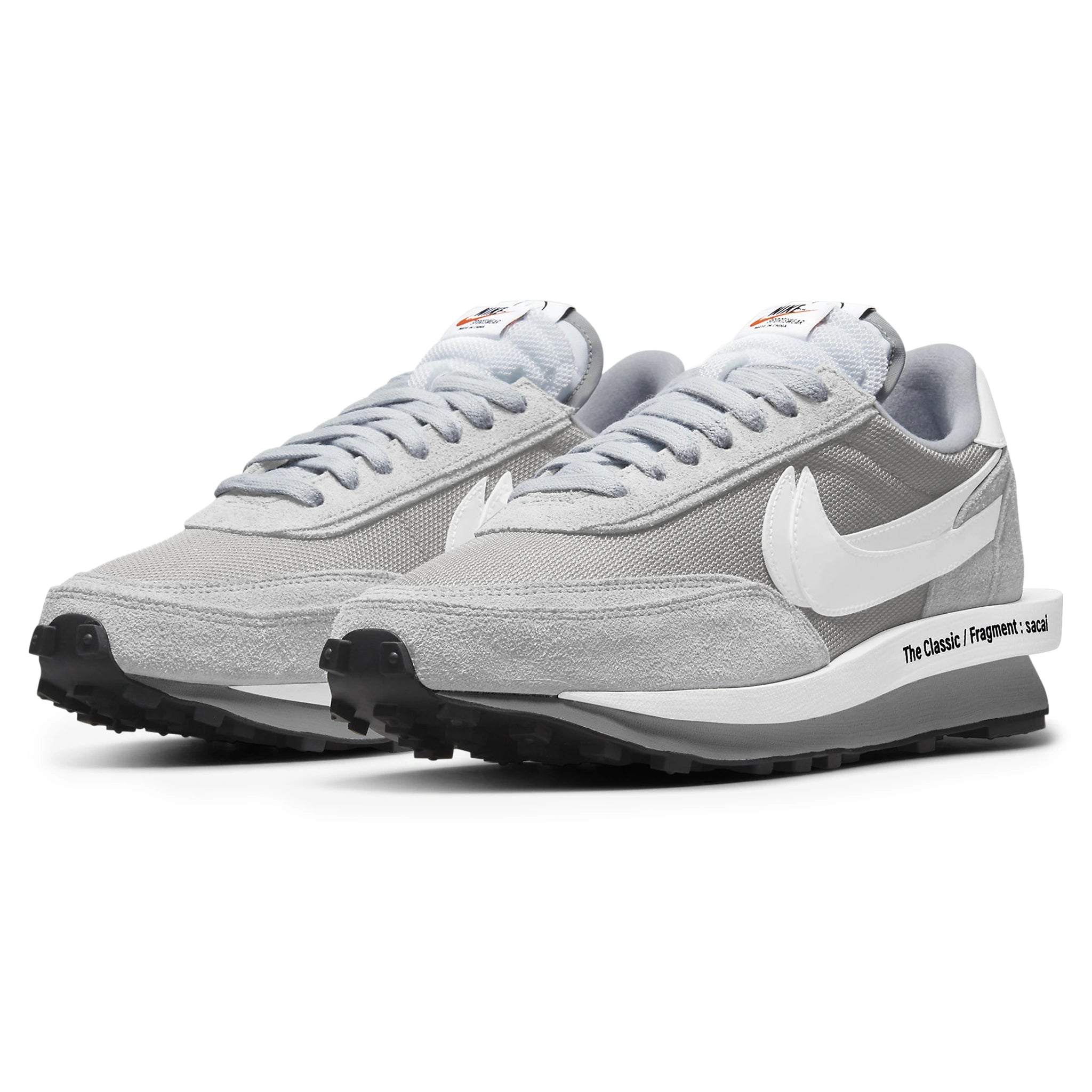 Nike x Sacai LD Waffle SF Fragment Grey Sneakers - Men's & Women's Fashion Running Shoes for Casual Wear & Street Style