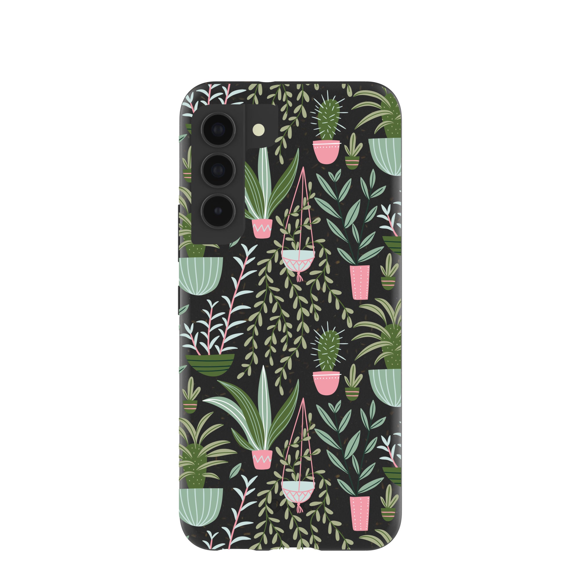 Black Protective Case for Samsung Galaxy S22 - Slim Fit Indoor Garden Design - Perfect for Home, Office & Everyday Use