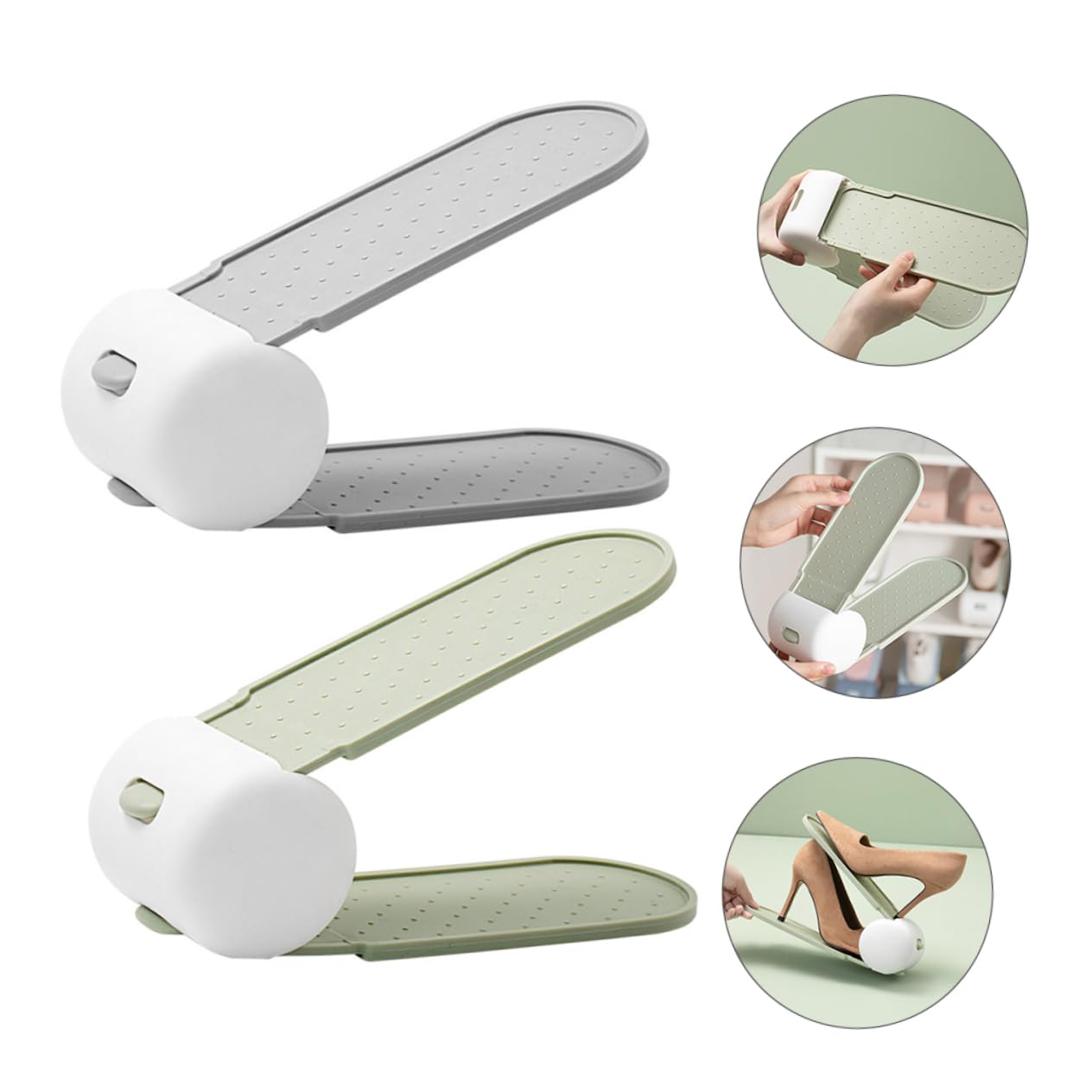 Multi-Functional Shoe Organizer Rack - Space Saving Slipper & Shoe Holder for Closet, Entryway, and Bedroom Storage