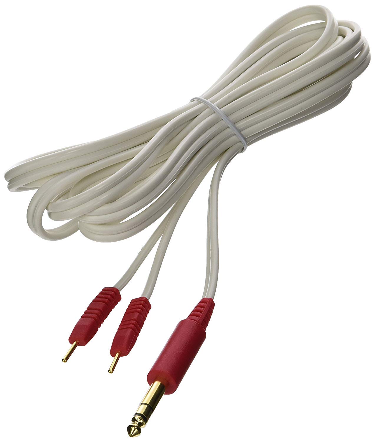 Premium 10ft Red Stereo to Pin Lead Wire - High-Quality Audio Cable for Home Theater, DJ Equipment & Professional Sound Systems