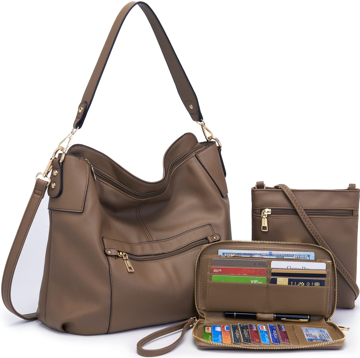 Stylish Large Crossbody Bags for Women - Fashion Shoulder Handbag Purse with Wallet Set, Tote & Hobo Purses | Perfect for Work, Travel, and Everyday Use