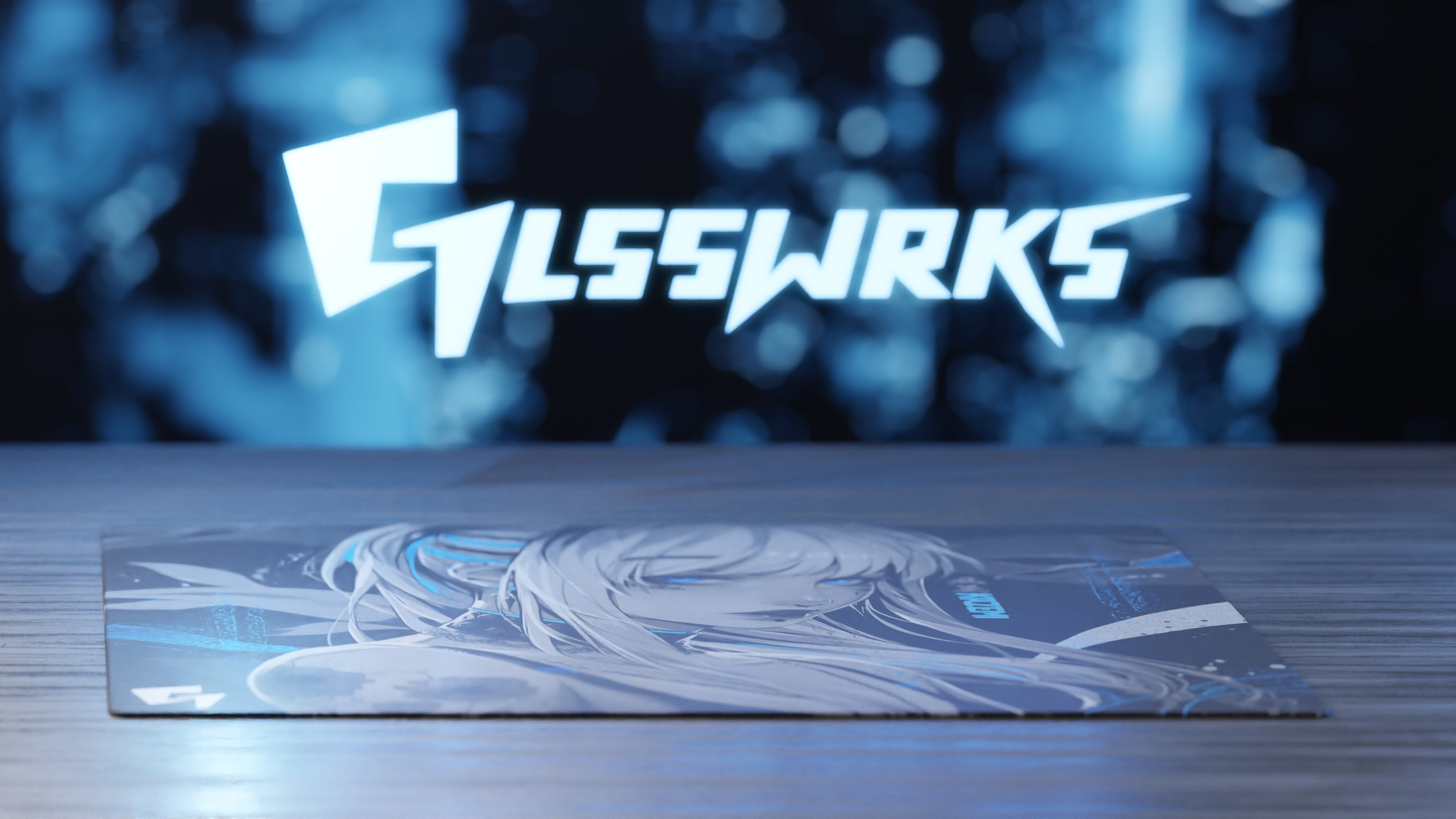 Premium GLSSWRKS Kazemi Glass Mouse Pad - Ultra Smooth Surface for Gaming & Office Use - Non-Slip Base - Perfect for PC, Laptop, Mac & Workstation Desks