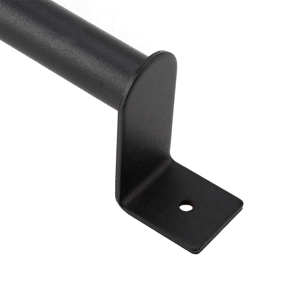 Heavy Duty Carbon Steel Black Sliding Barn Door Handle - Modern Outdoor Shed & Closet Handle for Wooden Gates & Doors | Perfect for Farmhouse, Rustic Home Decor & DIY Projects