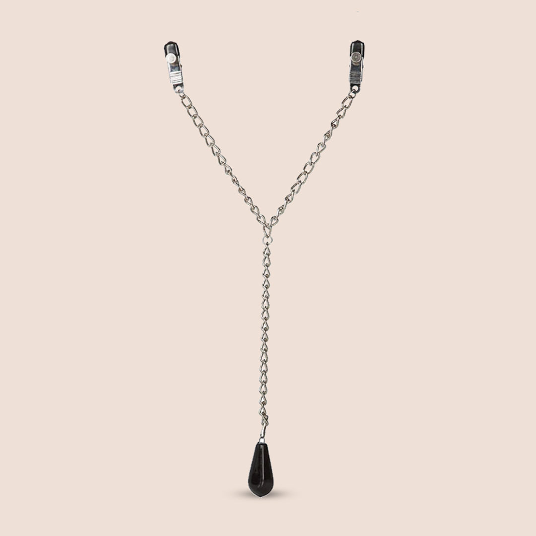 Nipple Play® Weighted Nipple Clamps - Adjustable Clamps for Sensual Play | BDSM, Couples, and Adult Toys for Enhanced Pleasure