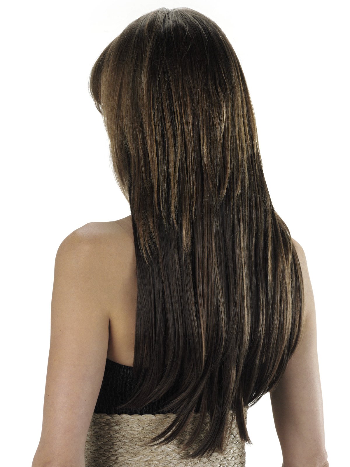 Women's 19-Inch Clip-In Synthetic Hair Extensions - Caramel Kiss with Chunky Gold & Red Highlights | 8-Piece Set for Volume & Length | Perfect for Parties, Weddings & Everyday Styling