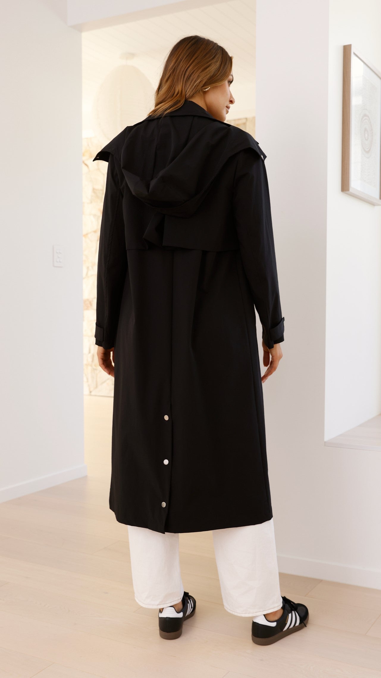 Hendrix Black Trench Coat for Men & Women | Stylish Waterproof Outerwear for Fall & Winter | Perfect for Office, Travel & Casual Wear