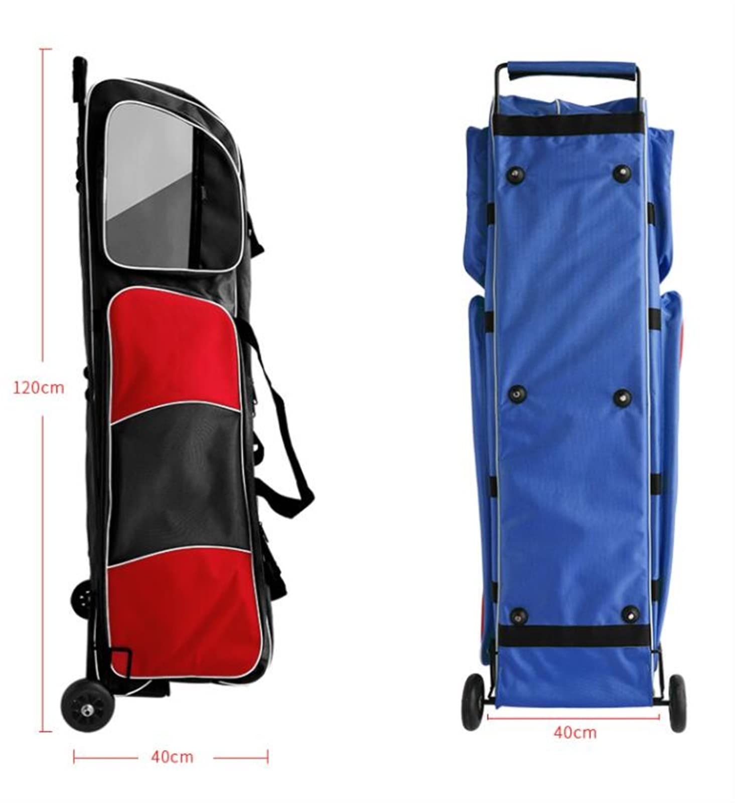 Large Capacity Fencing Equipment Bag - Durable Wheeled Gear Bag Holds 2 Full Sets of Fencing Gear for Adults & Kids - Perfect for Fencing Training, Competitions and Club Storage