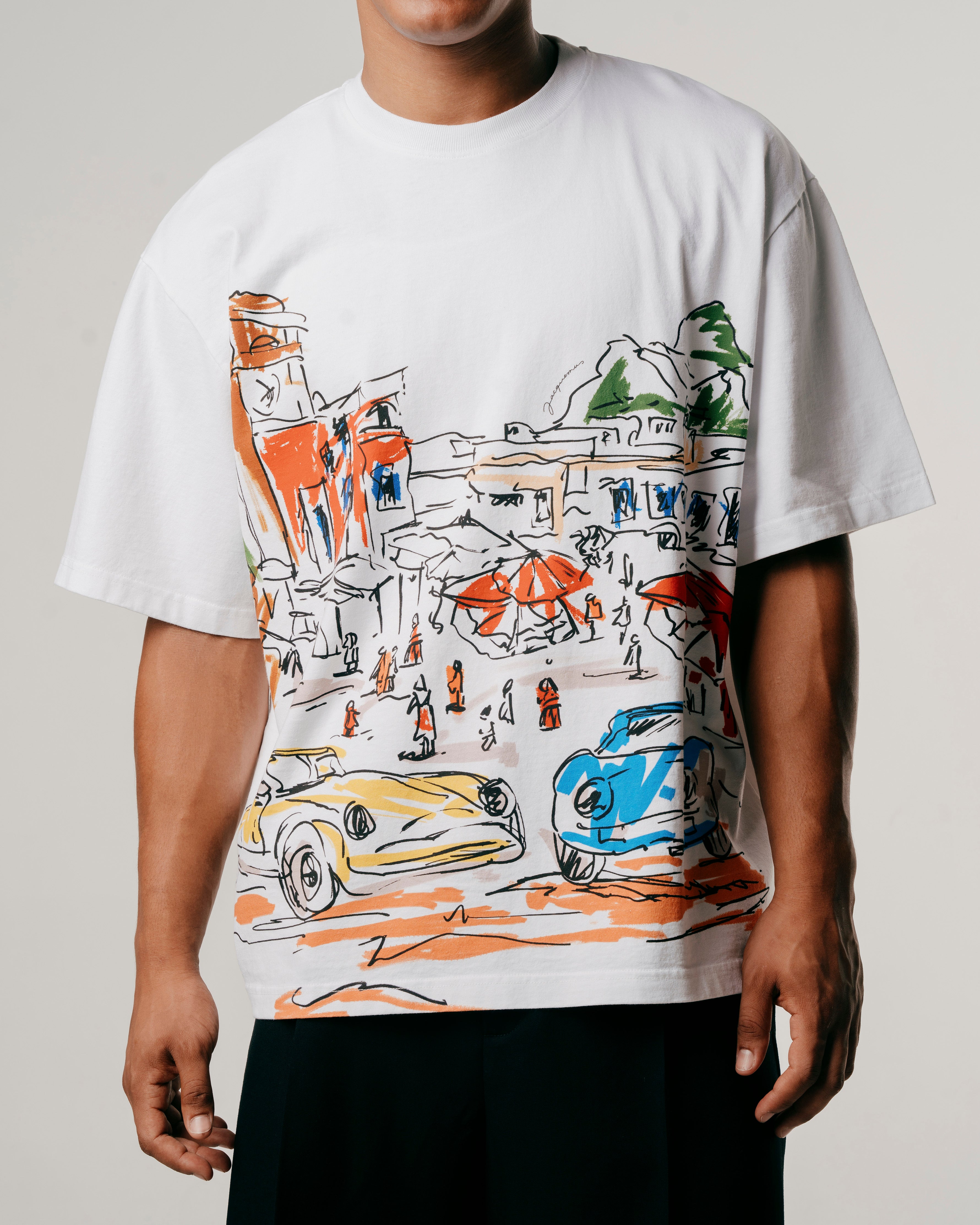 Jacquemus Le Tee Largo MC - Oversized Cotton T-Shirt for Women | Casual Streetwear & Summer Outfits | Perfect for Everyday Wear, Beach Days & Weekend Getaways