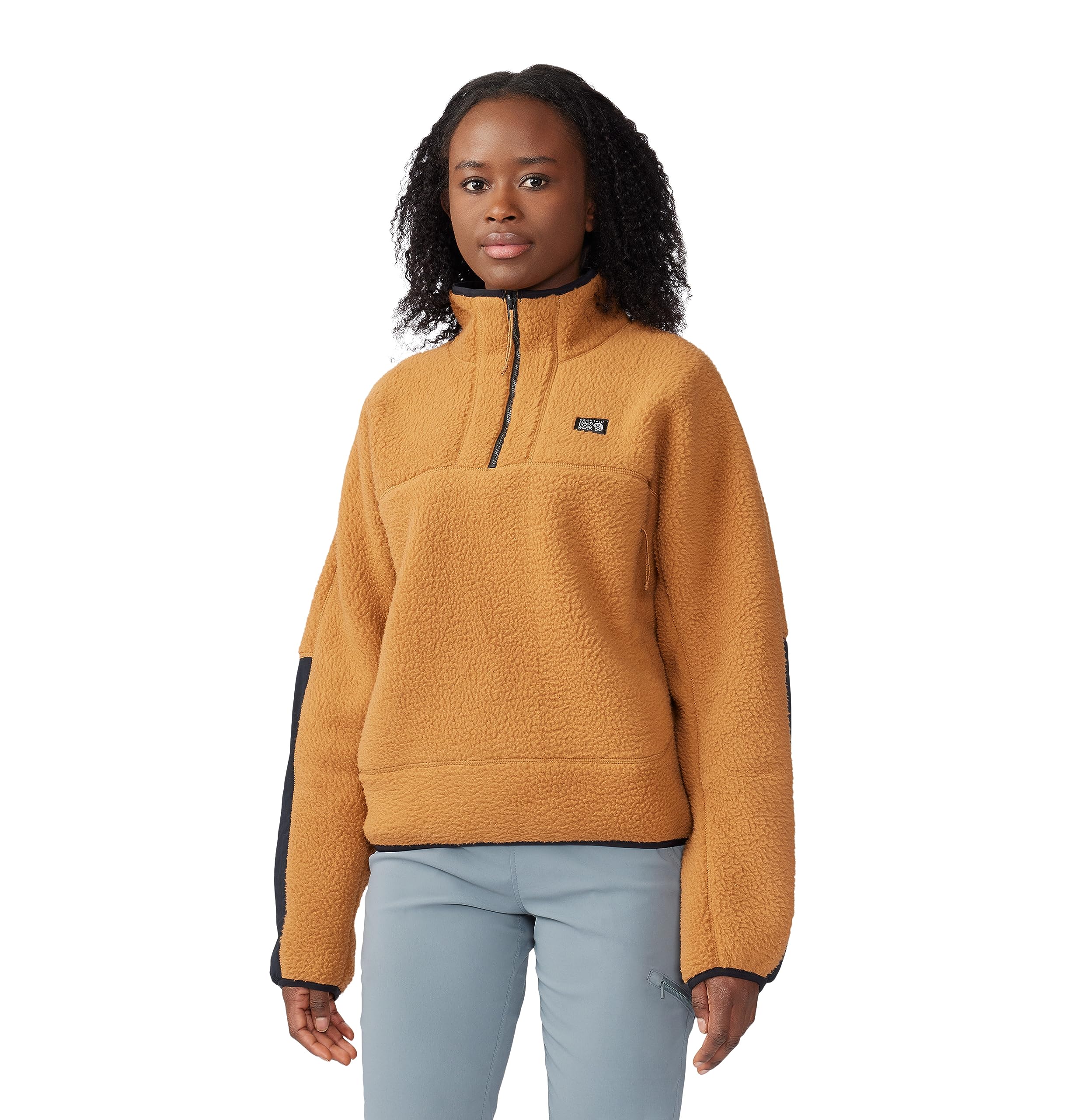 Mountain Hardwear Women's HiCamp Fleece Pullover - Warm & Comfortable Hiking Jacket for Outdoor Adventures, Travel, Backpacking & Casual Wear | Perfect for Camping, Trail Running & Cold Weather Layering