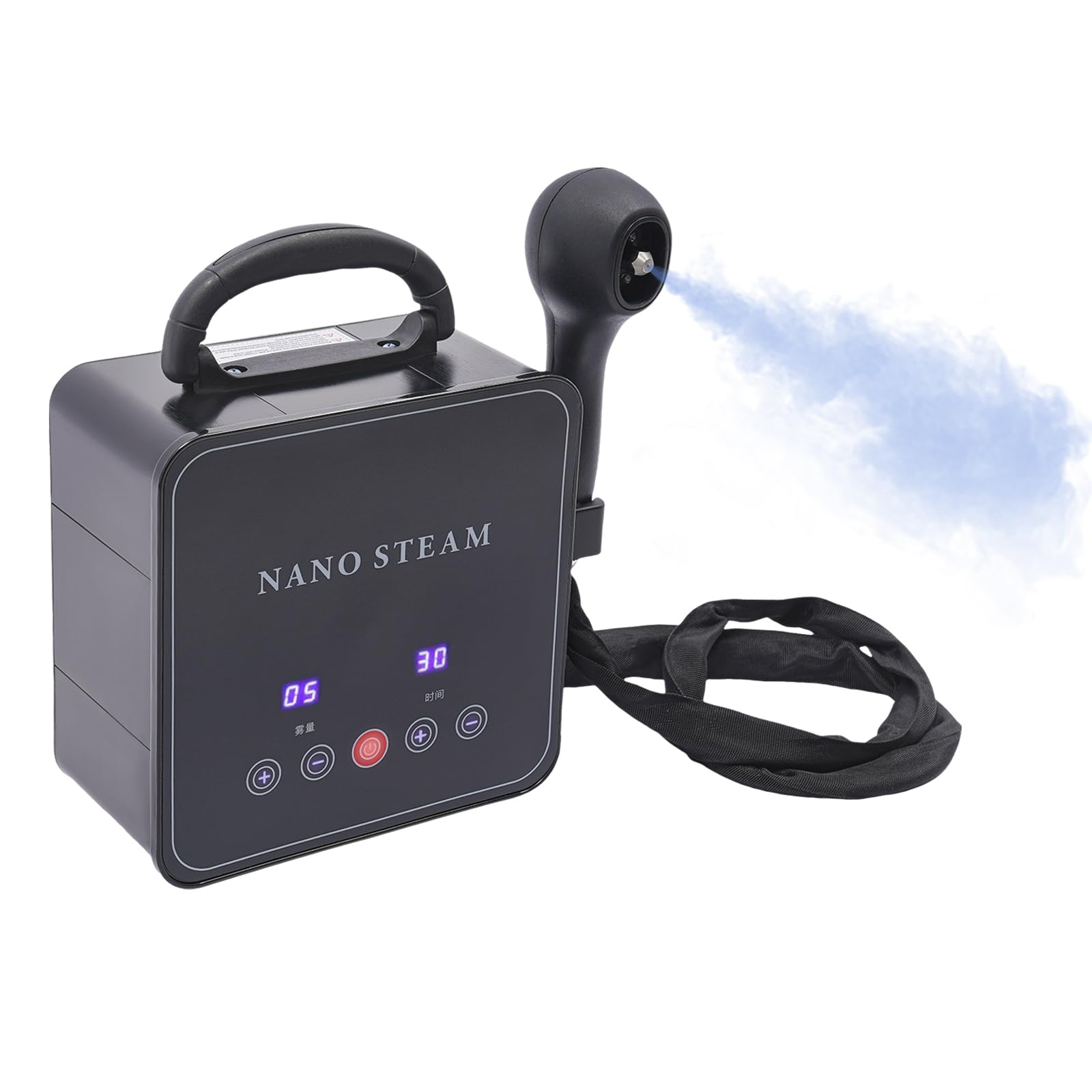 Professional 1750W Nano Hair Steamer with Digital Touch Panel - Hair Color Processor & Repair Treatment for Salon & Home Use - Perfect for Deep Conditioning, Color Processing & Damaged Hair Care