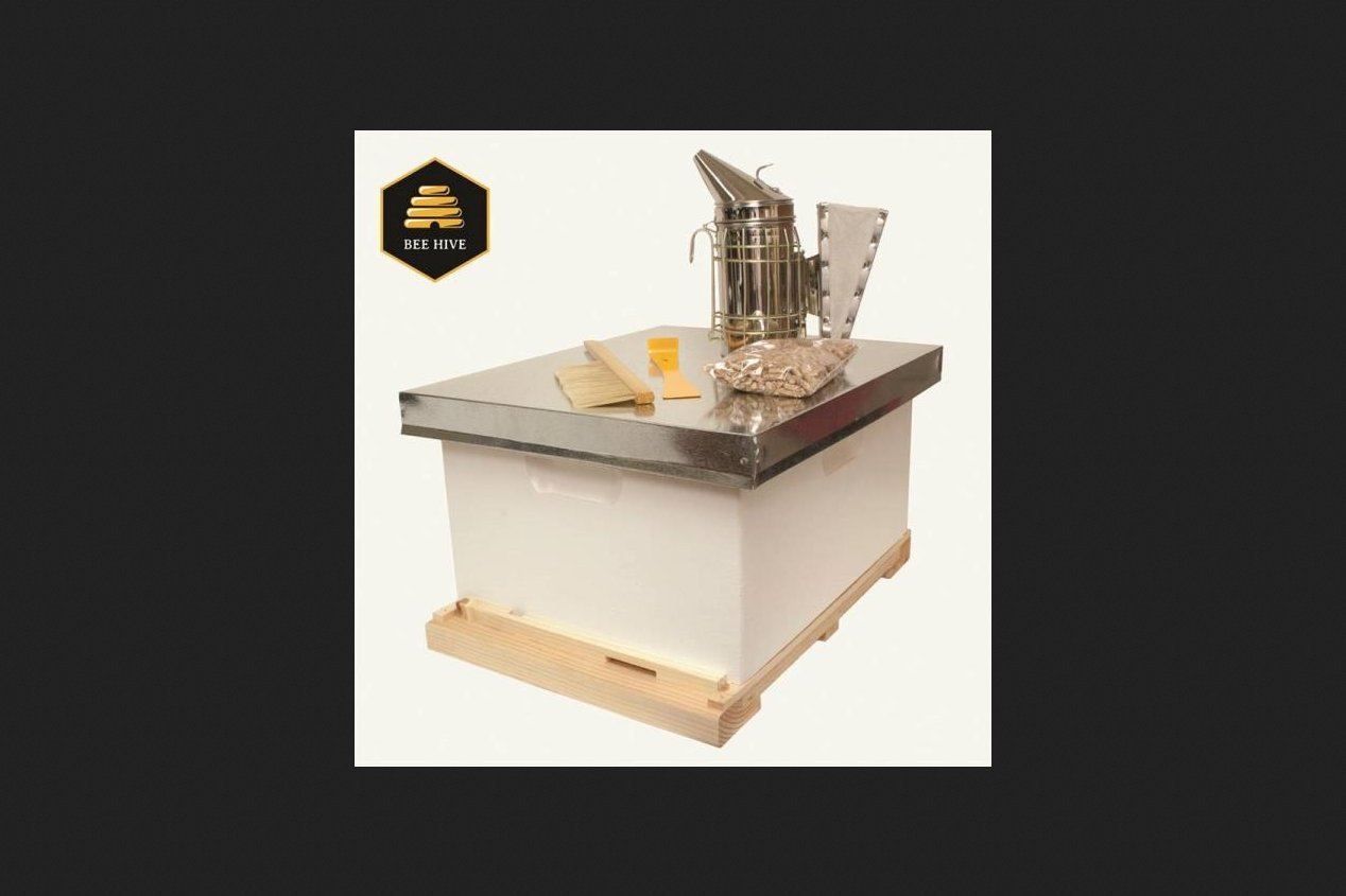 Harvest Lane Honey Beekeeping Starter Kit - Small with Accessories (WWA-104) | Perfect for Beginners & Backyard Beekeeping