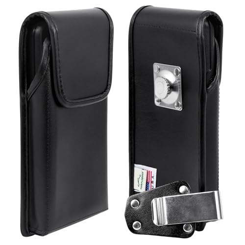 Vertical - Leather w/ Metal Clip