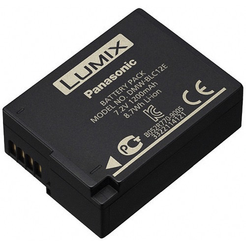 Panasonic DMW-BLC12 Rechargeable Lithium-Ion Battery Pack for Lumix Cameras - Perfect for Travel, Vlogging & Professional Photography
