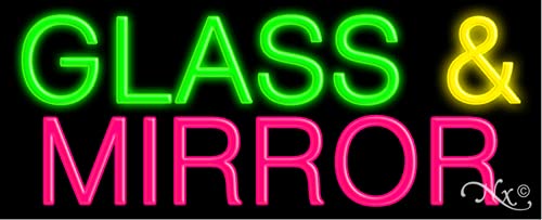 Custom Glass & Mirror Neon Sign #10157 - Handcrafted in USA - Perfect for Home Bar, Man Cave & Wedding Decor