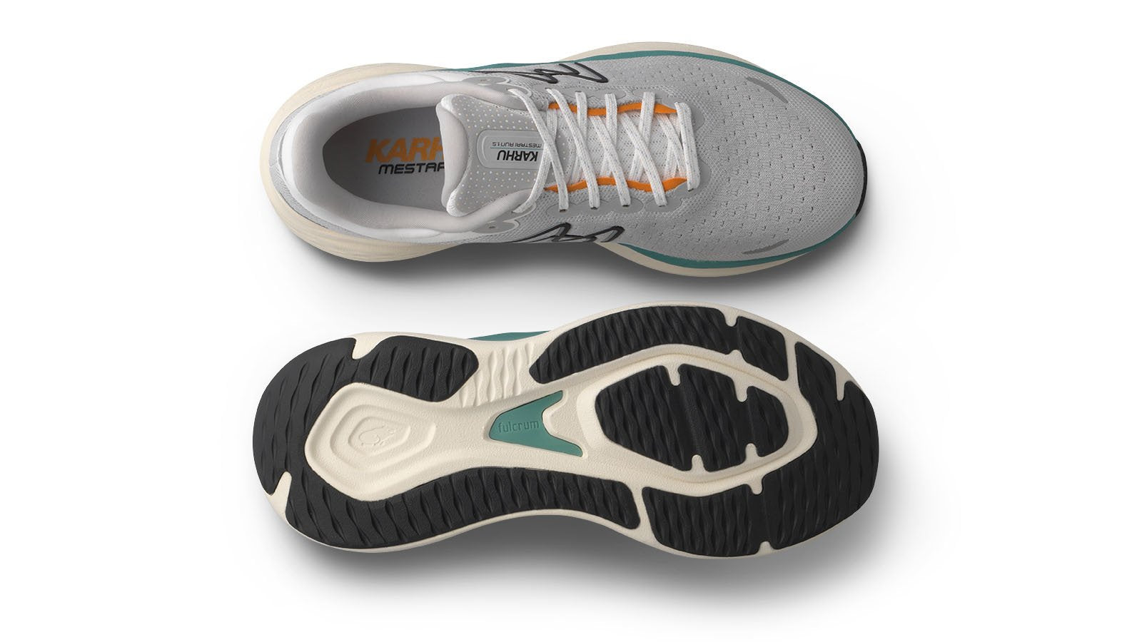 Men's Mestari Run 1.5 Running Shoes - White/Dusty Turquoise | Lightweight Breathable Sneakers for Jogging, Gym Workouts & Casual Wear