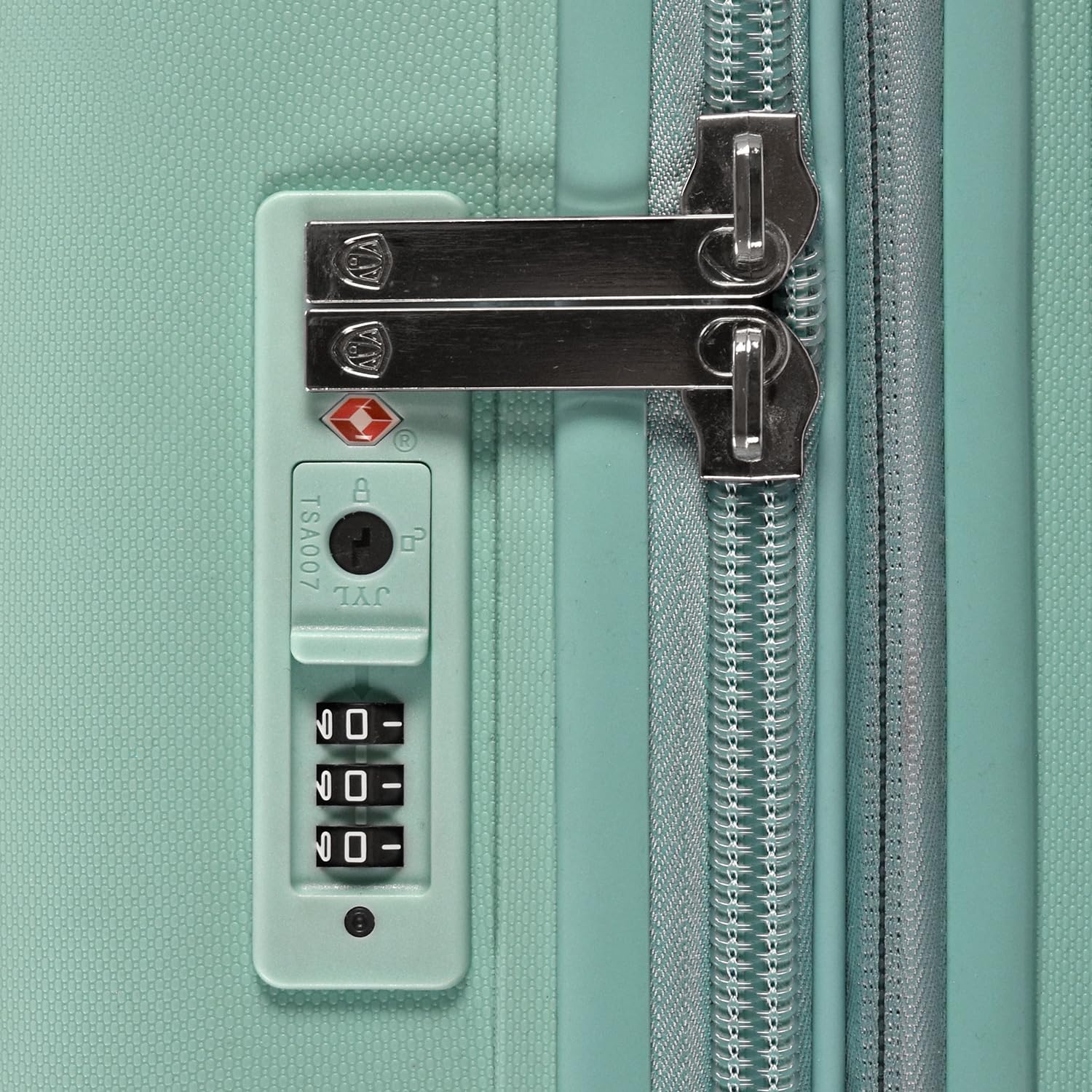 Traveler's Choice Pagosa Durable Expandable Hardshell Spinner Luggage - Mint Green Check-in Suitcase for Air Travel | Perfect for International Trips & Business Travel
