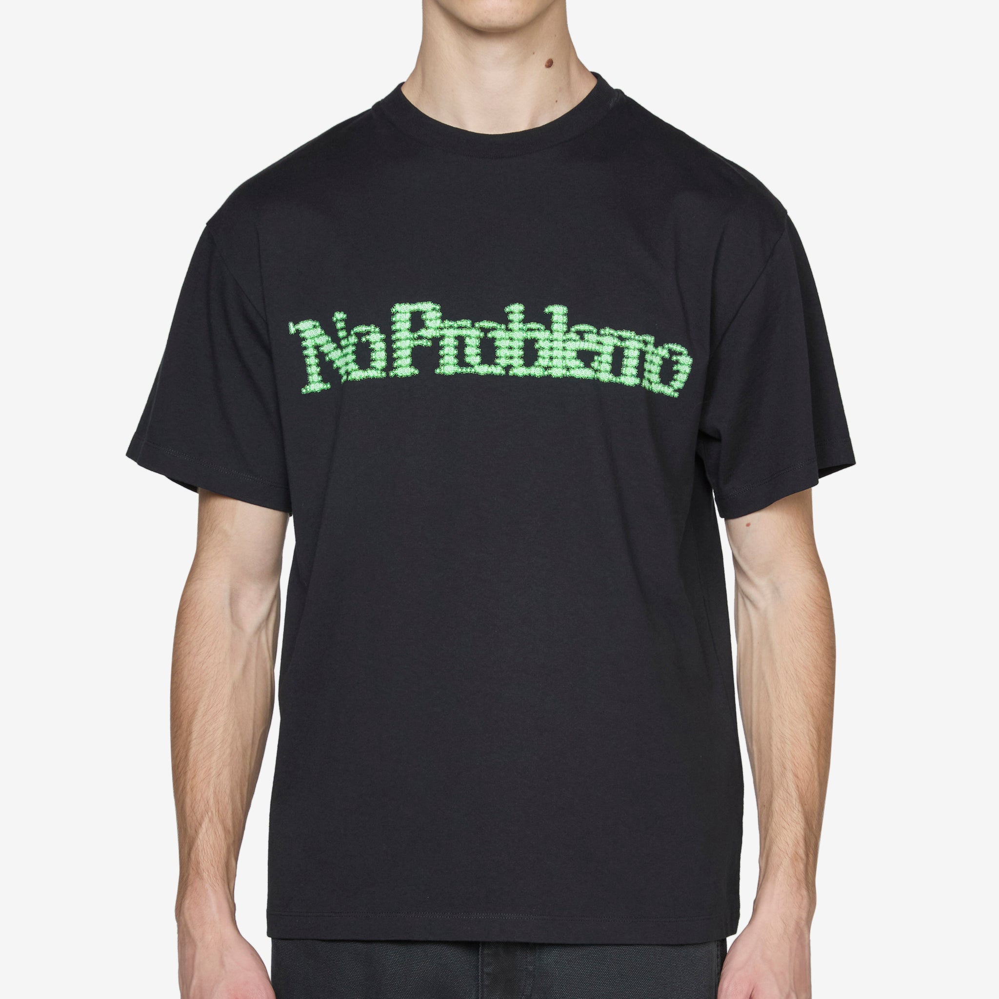 Digi Problemo Graphic T-Shirt for Men - Black Cotton Tee for Casual Wear, Tech Enthusiasts & Gamer Outfits