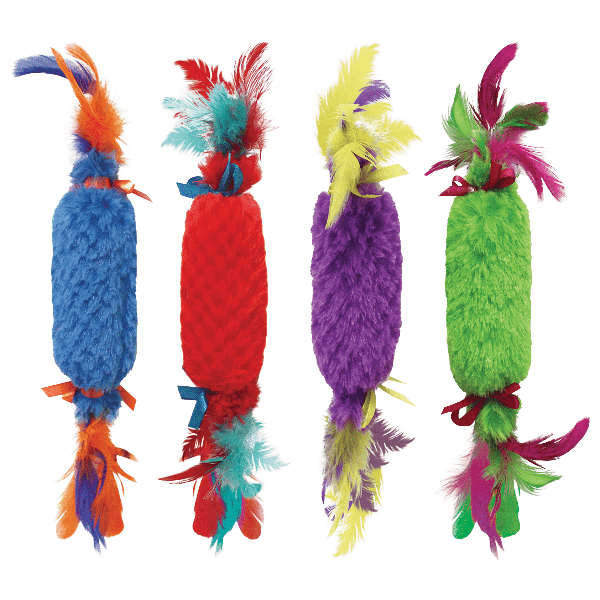 Multipet Katz Kuddlerz Mini Cat Toy - Soft Plush Interactive Kitten Toy for Play & Cuddling - Perfect for Indoor Playtime, Training & Bonding with Your Feline Friend