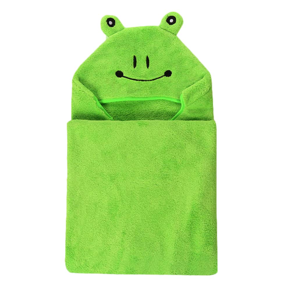 **TOPBATHY Hooded Baby Towel - Super Soft & Absorbent Cartoon Kids Bath Towel with Cloak, Coral Fleece for Newborns & Toddlers - Perfect for Bath Time, Swimming & After Shower Wrap**