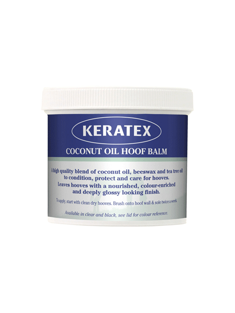 Keratex Coconut Oil Hoof Balm for Horses - Natural Hoof Conditioner & Moisturizer - Perfect for Dry, Cracked Hooves - Ideal for Daily Care, Riding, and Show Preparation