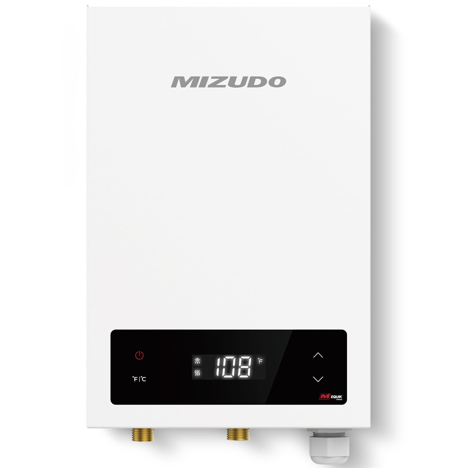 MIZUDO 11kW 240V Electric Tankless Water Heater - Instant Endless Hot Water, 2.6 GPM Flow Rate, LED Digital Display, ETL Certified | Perfect for Kitchen, Bathroom & RV Use