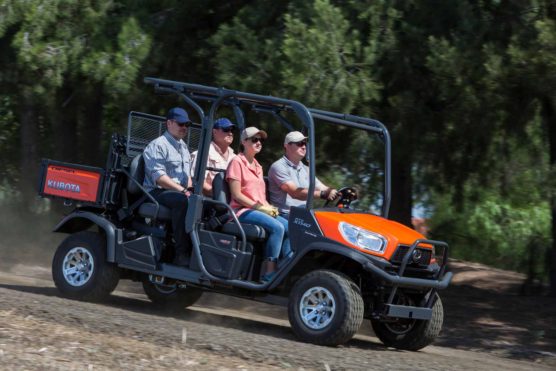 Kubota RTV X1140 24.8HP Diesel Utility Vehicle for Farm, Ranch & Off-Road Work | Heavy Duty UTV with Power Steering & Hydraulic Dump Bed