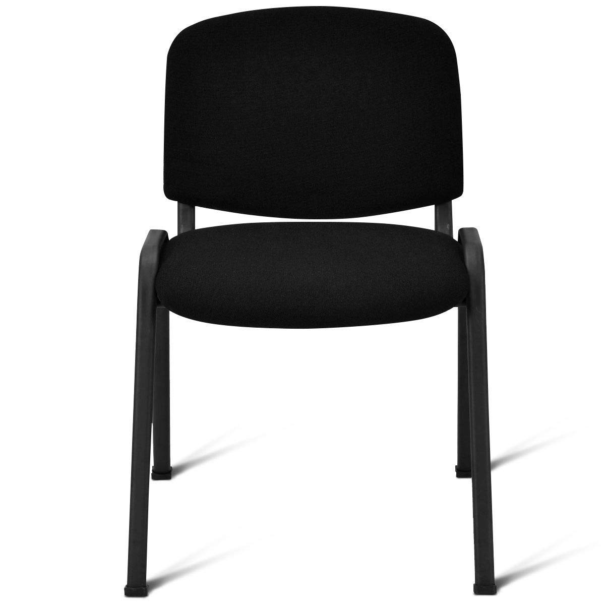 Elegant Conference Chairs Set of 5 - Modern Office Waiting Room & Guest Reception Seating - Perfect for Business Meetings, Lobby Areas, and Professional Workspaces