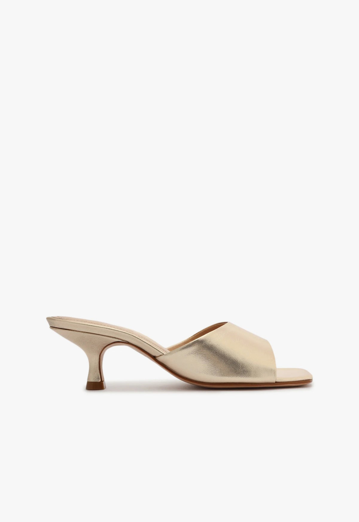 Dethalia Women's Metallic Leather Sandals - Comfortable Gladiator Sandals for Summer, Beach, and Casual Outings