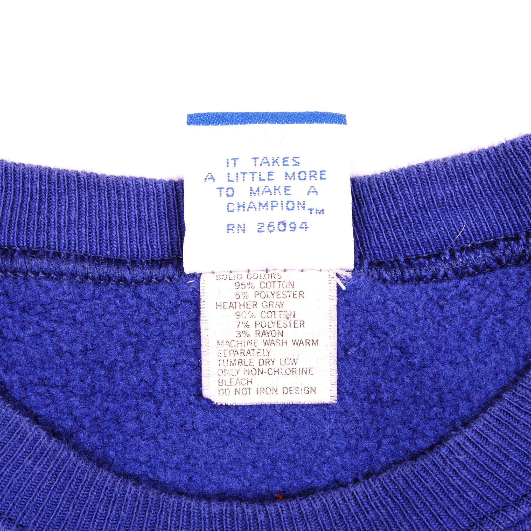 Vintage Champion NBA Detroit Pistons Sweatshirt 1981-1990s Large Size Made in USA - Retro Basketball Fan Gift & Casual Streetwear