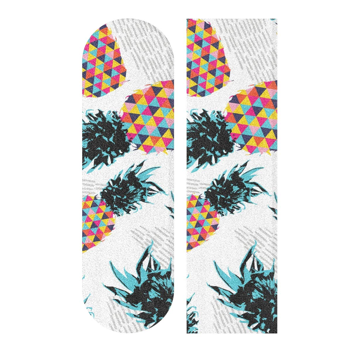 Senya Colorful Pineapple Skateboard Grip Tape - Non-Slip Sandpaper Sheet for Enhanced Board Control | Perfect for Street Skating, Longboarding & Skatepark Tricks