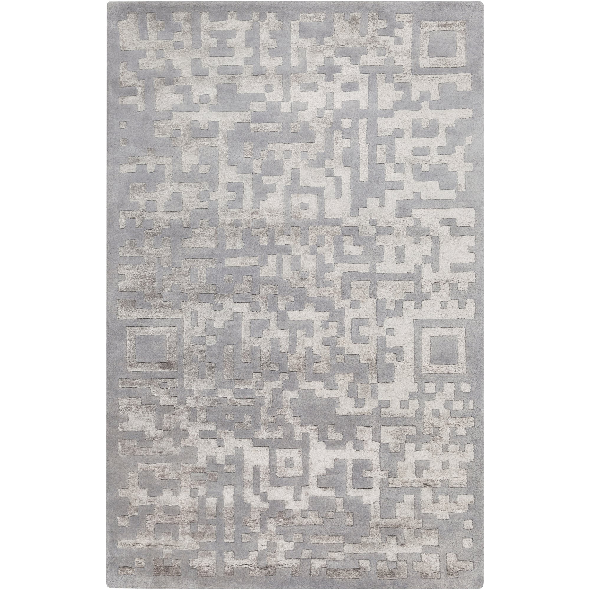 Modern Hand Tufted Area Rug 5x8 Feet - Soft & Durable Living Room, Bedroom Decor - Perfect for Home, Office & Apartment Flooring