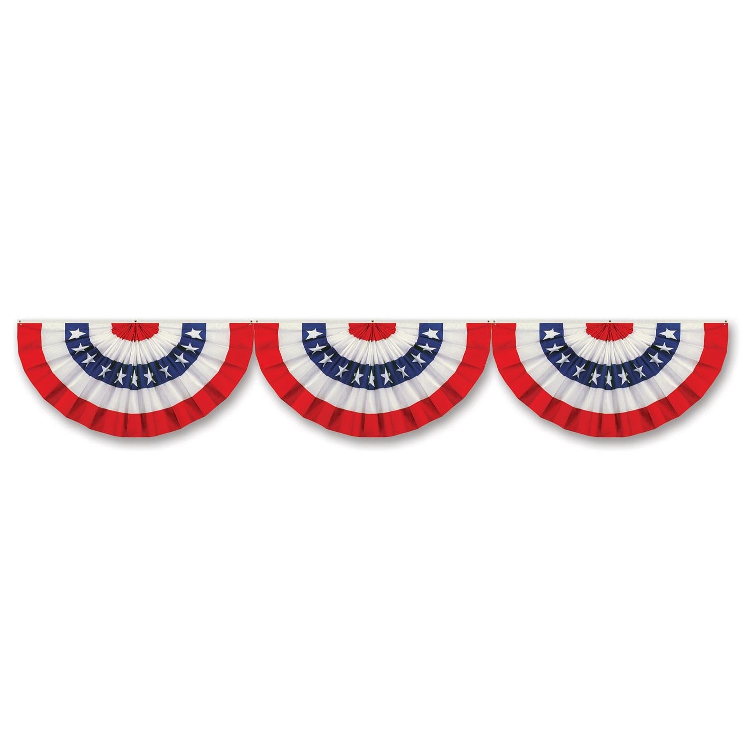 12 Pack Beistle Jointed Patriotic Bunting Party Cutouts - Red White & Blue Hanging Decorations for 4th of July, Memorial Day & Labor Day Celebrations - Perfect for Outdoor & Indoor Party Decor
