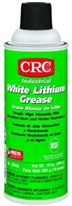 CRC White Lithium Grease - 14 oz Aerosol Can - High-Performance Lubricant for Automotive, Industrial & Household Use - Long-Lasting Protection for Hinges, Bearings & Machinery